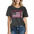 thumbnail image 1 of Pink Ribbon Shirts for Women Breast Cancer Awareness Tshirts Inspirational Breast Cancer Graphic Print Tee Tops, 1 of 3