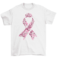 thumbnail image 1 of Pink Ribbon Strength Love Cure Breast Cancer Awareness T-Shirt Men Women, 1 of 2