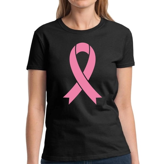 Pink Ribbon TShirt for Women Awareness Ladies T-Shirt - S M L XL 2XL 3XL Graphic Tee - Breast Cancer Awareness Gift Women Shirt