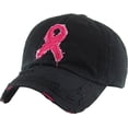 thumbnail image 1 of Pink Ribbon Vintage Ballcap, 1 of 5