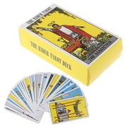 Pink Rider Waite Tarot Cards Deck Set for Beginners Prophecy Divination Deck Family Party Board Fate Card Fortune Telling Game