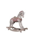 thumbnail image 1 of Pink Romantic Rocking Horse Statue, 1 of 6