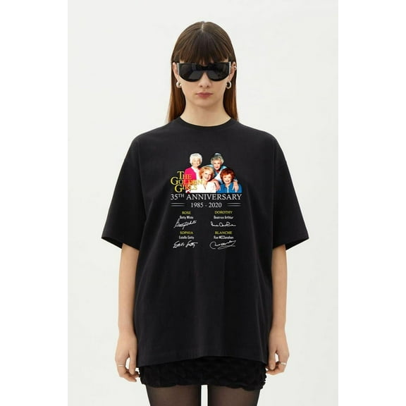 Pink Rose Bea Arthur Cool Golden Girls Signatures T-Shirt, for men & women, up to size 5XL