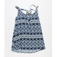 thumbnail image 1 of Pink Rose  Blue Printed Multi-Strap Henley Tank Top XS, 1 of 1
