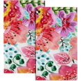 thumbnail image 1 of Pink Rose Floral Hand Towels for Bathroom Vintage Floral Kitchen Towel Watercolor Pink Decorative Towels Ultra Soft Absorbent Bathroom Hand Towel for Face Gym Spa Hotel Quick Dry Towels 14”x28”, 1 of 15