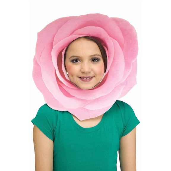 Pink Rose Flower Face Mask