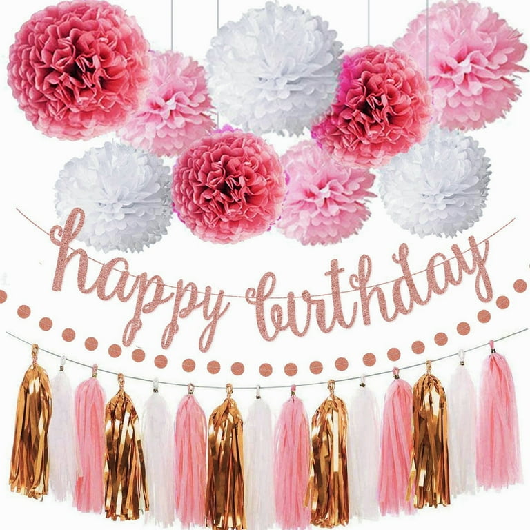 Pink Party Tassel Garland Kit