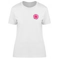 thumbnail image 1 of Pink Rose Icon. T-Shirt Women -Image by Shutterstock, Female Medium, 1 of 2
