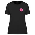 thumbnail image 1 of Pink Rose Icon. T-Shirt Women -Image by Shutterstock, Female x-Large, 1 of 2