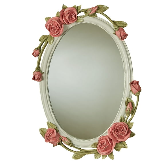 Pink Rose Melody Wall Mirror 17” x 2.5” x 24”
