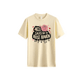 thumbnail image 1 of "Pink Rose" Women's Cotton Crew Neck Tee - Soft Graphic, Gift-Ready for Holidays & Daily Wear, 1 of 20