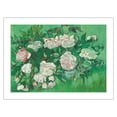 thumbnail image 1 of Pink Roses (Rosa Rosen) - From an Original Color Painting by Vincent van Gogh c.1890 - Fine Art Matte Paper Print (Unframed) 24x32in, 1 of 4