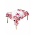 thumbnail image 1 of Pink Roses Table Cloth, Waterproof Tablecloth for Rectangle Tables, Spring Floral Elegant Pastoral Butterfly Reusable Washable Fabric Table Cover for Restaurant Kitchen Dining Tables 52"x70", 1 of 9