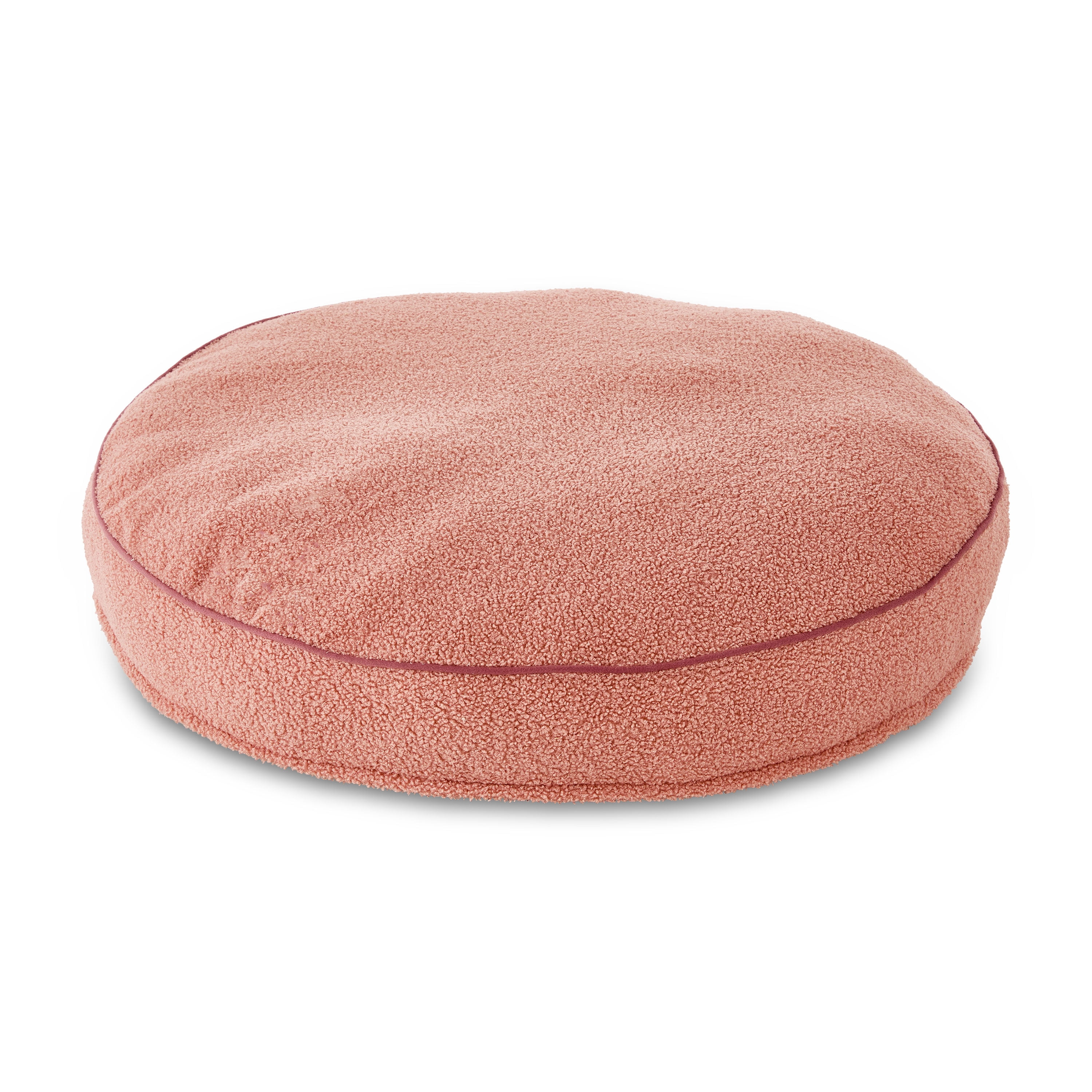 Vibrant Life Large Round Dog Bed, Pink, 36" x 36"