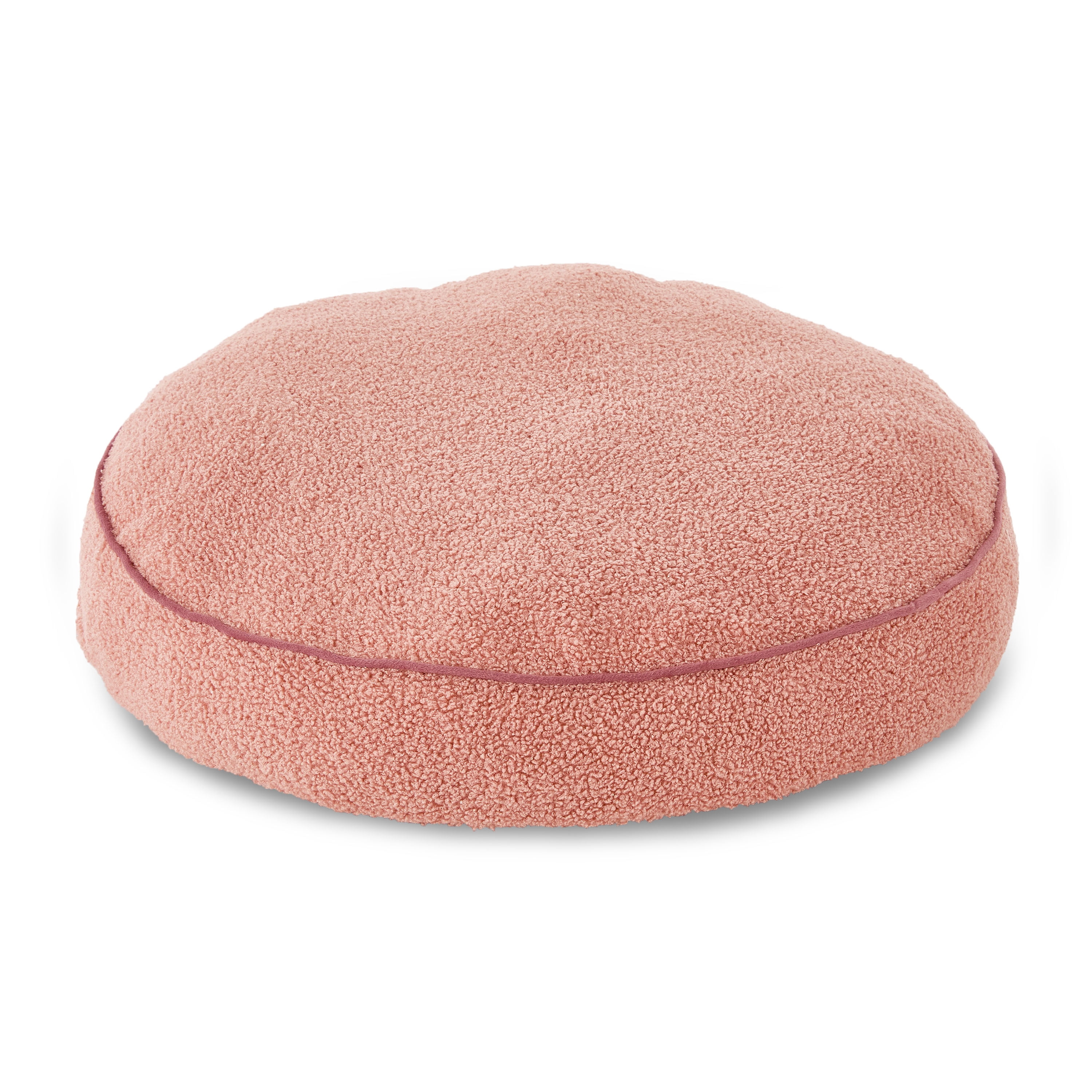 Vibrant Life Medium Round Dog Bed, Pink, 30" x 30"