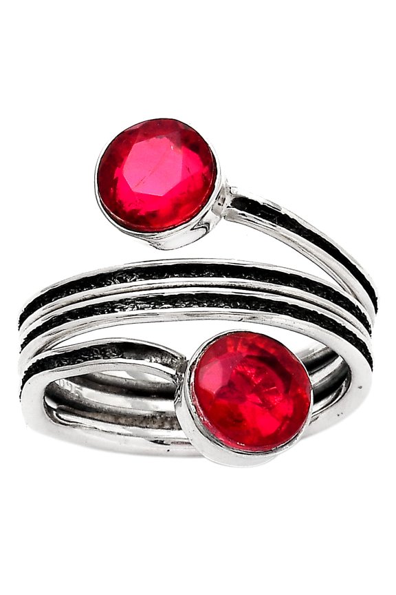 Pink Rubellite 925 Sterling Silver Ring s.7 Jewelry R-1618 SDR246654
