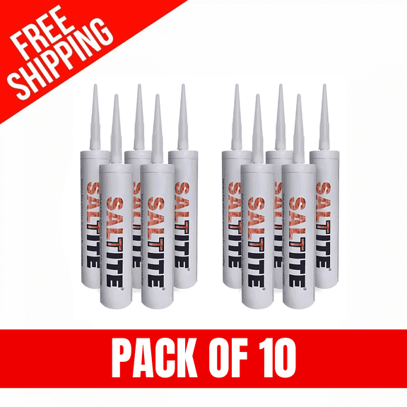 Pink Salt Wall Glue  Clear Epoxy Adhesive for Himalayan Bricks  10-Pack for Walls & Saunas