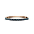 thumbnail image 1 of Pink Sapphire and Diamond 1.8mm Bezel Set Eternity Band 0.36 Carat tw in 14K Rose Gold.size 6.5, 1 of 7