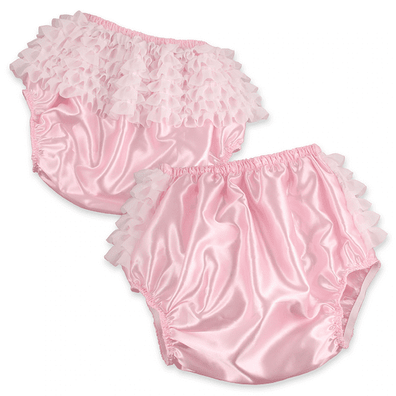 Pink Satin Rhumba Waterproof Panties