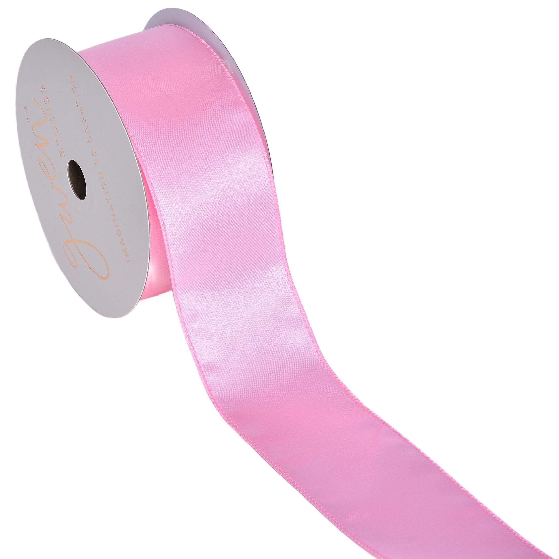 Pink Sheer Organza Ribbon for Crafts and Gift Wrap, 7/8