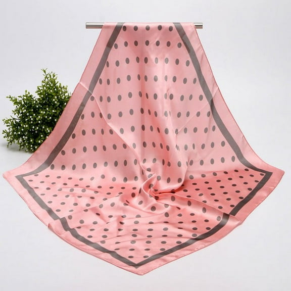 Pink Scarf Women Scarf Multi-Purpose Bandana Gift Sets– Headband, Wrap, Protective Coverage