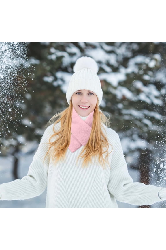 Pink Scarfs Scarf Heated Scarf with Neck Heating Pad Constant Temperature Neck Wrap for Men and Women As Warming Scarf