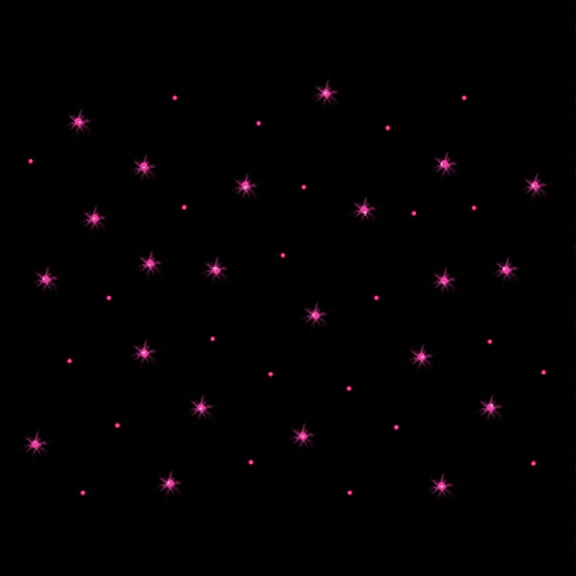 Pink Scattered Stones Iron-on Rhinestone Transfer by JCS Rhinestones