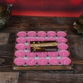 thumbnail image 1 of Pink Scented Tealight Candles, 50 Pack Round Tea Wax, 2 Hour Burn Time for Wedding and Party Decor, 1 of 4
