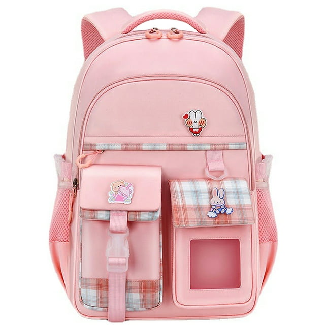 Pink School Backpacks for Girls, Kids Bookbag Girls School Bags