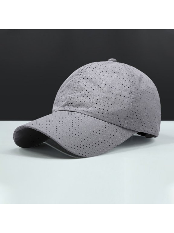 Baseball Cap Decorative Pure Color Soft Mesh Summer Cap for Outdoor