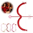 Pink Season Cupid Bow And Arrow Costume Accessory, Valentine's Day Mini ...