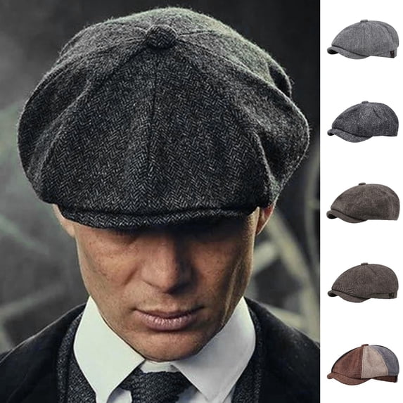 Pink Season Men Newsboy Hat Spring Autumn Retro Beret Hat Octagonal Cap English Style Street Cap Warm Cold Weather Headwear Women Painter Hat for Hiking Traveling Shopping