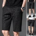 thumbnail image 1 of Pink Season Mid-Rise Elastic Waistband Drawstring Pockets Men Shorts Summer Camouflage Print Fitness Shorts, 1 of 8