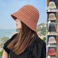 thumbnail image 1 of Pink Season Outdoor Hat Woven Foldable All Match Soft Breathable Daily Wear Polyester Big Brim Sunscreen Hat Summer Accessories, 1 of 7
