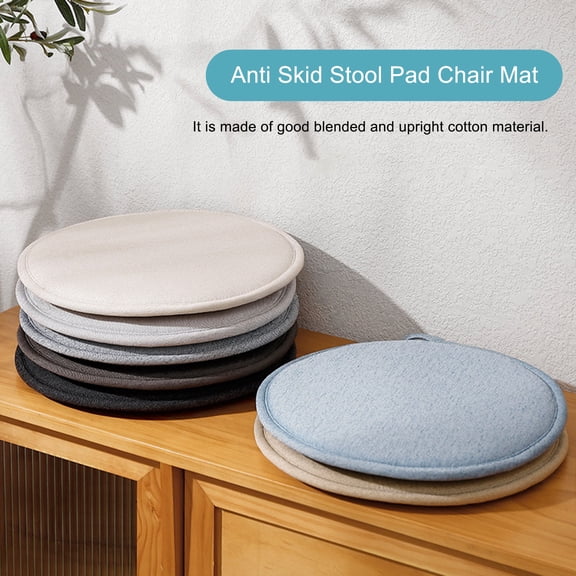 Pink Season Seat Cushion Round Handle Design Non-slip Anti Pilling Ultra Soft Reduce Stress Stool Pad Chair Mat Home Supplies