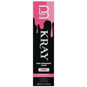 Level 3 Kray Semi Permanent Hair Color - Semi Permanent Hair Dye with Aloe Vera