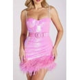 thumbnail image 1 of Pink Sequin Mini Dress, 1 of 7