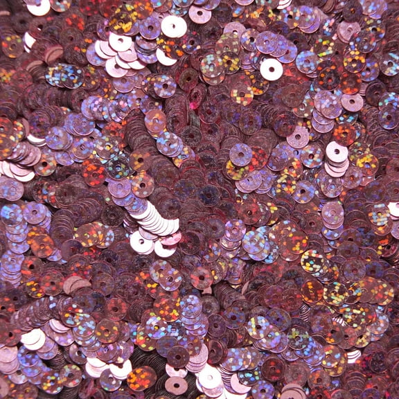 Pink Sequins 5mm Hologram Glitter Multi Reflective Metallic Made in USA