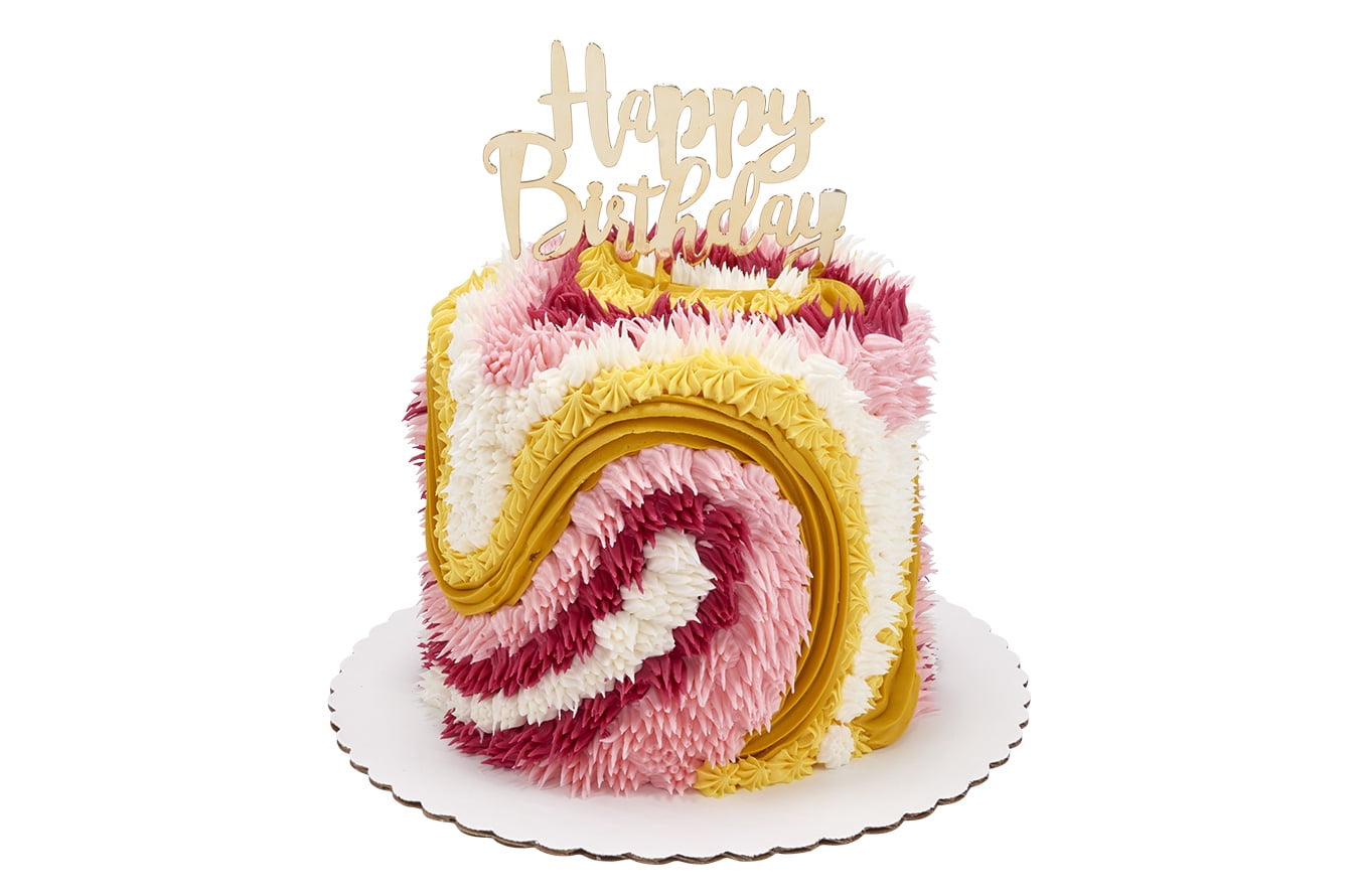 Pink Shag Barrel Cake