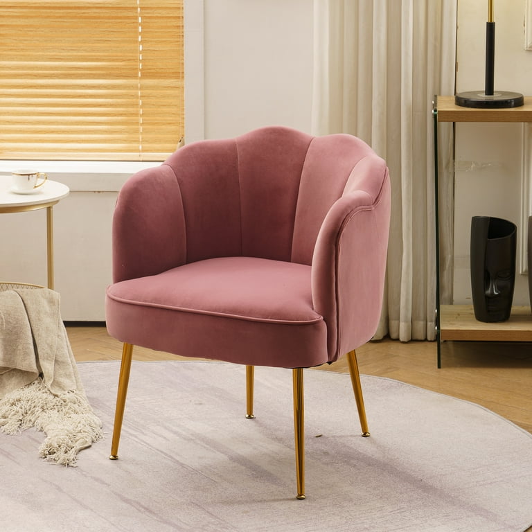 Large pink deals armchair