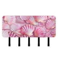 thumbnail image 1 of Pink Shells Mail Holder Organizer Wall Mount with Shelf Key Holder Key Rack with 5 Key Hooks for Wall Decorative, 1 of 6