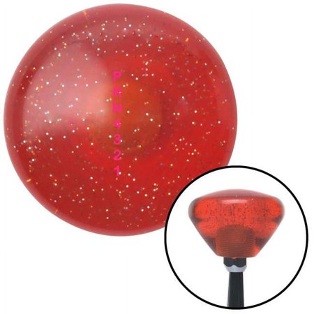 Pink Shift Pattern 62n Orange Retro Metal Flake Shift Knob with M16 x 1.5 Insert