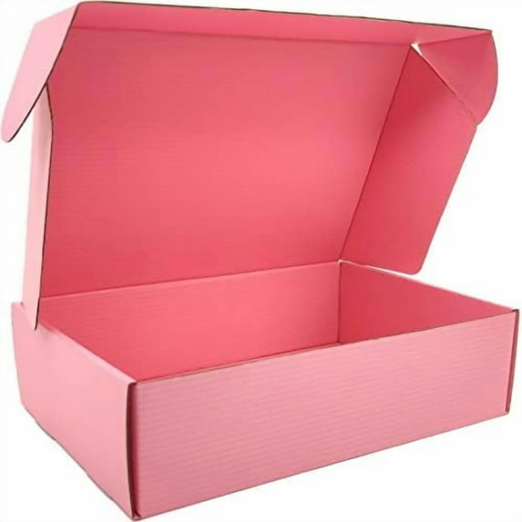 Pink Shipping Boxes for Small Business Pack of 20-12x9x4 inches Cardboard Corrugated Mailer Boxes for Shipping Packaging Craft Gifts Giving Products