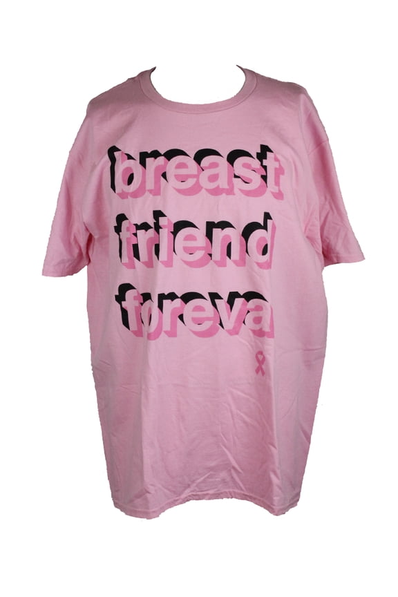 Pink Short-Sleeve Graphic-Print T-Shirt XL