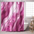 thumbnail image 1 of Pink Shower Curtain Marble Abstract Ombre Fabric Bath Curtains Modern Luxury Woman Girl Shower Curtins Bathroom Accessories 72x72 Inches, 1 of 6