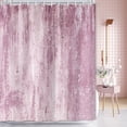 thumbnail image 1 of Pink Shower Curtain,Pink Abstract Aesthetic Wall Texture Bath Curtain,Marble Shower Curtain for Bathroom,Girls Washable Waterproof Cloth Fabric Shower Curtain Set with 12 Hooks 47X64in, 1 of 6