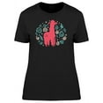 thumbnail image 1 of Pink Silhouette Of A Lama T-Shirt Women -Image by Shutterstock, Female Large, 1 of 2