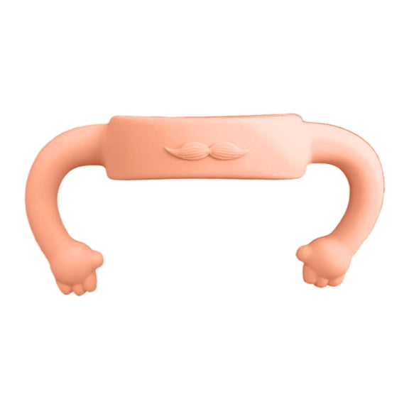 Pink Silicone Feeding Bottle Handle, Soft Grip Holder for Easy Carrying, Fits Most Standard Bottle Sizes (1pc)