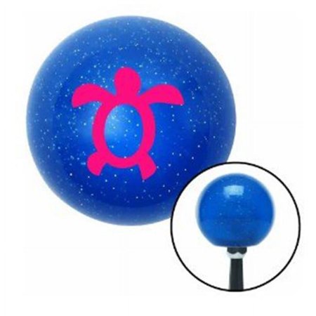 Pink Simple Turtle Blue Retro Metal Flake Shift Knob with M16 x 1.5 Insert Shifter Brody