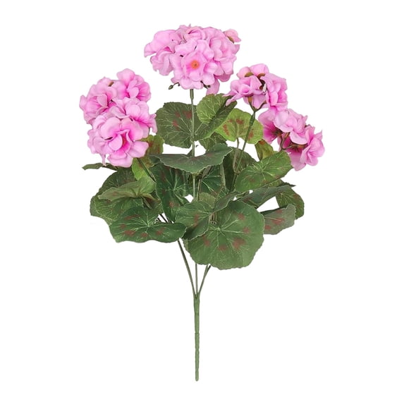 Pink Simulated Crabapple Flower Bouquet For Home Garden Artificial Plant Decoration 15.7X11.8X3.9Inch